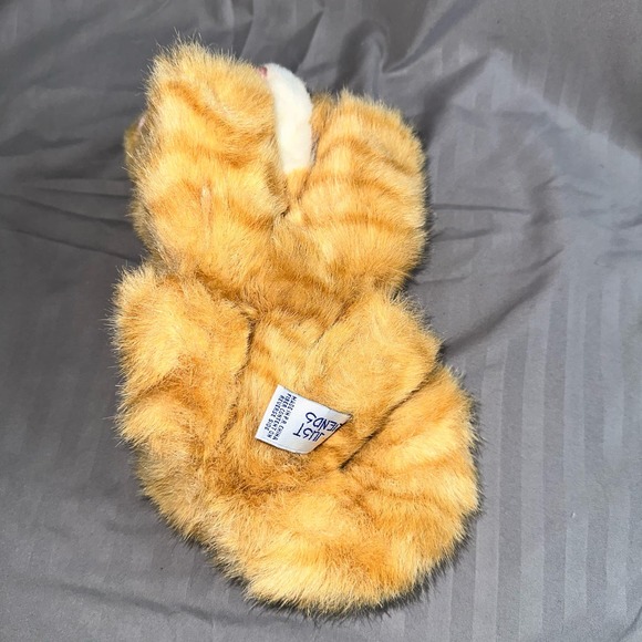 Vtg JUST FRIENDS Aurora Orange Tabby Cat Kitty Plush EUC - Picture 6 of 11